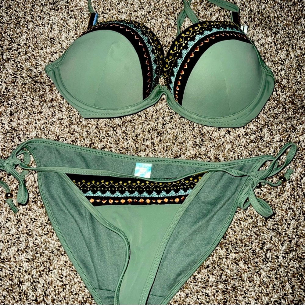 Green Tie Bikini ASOS